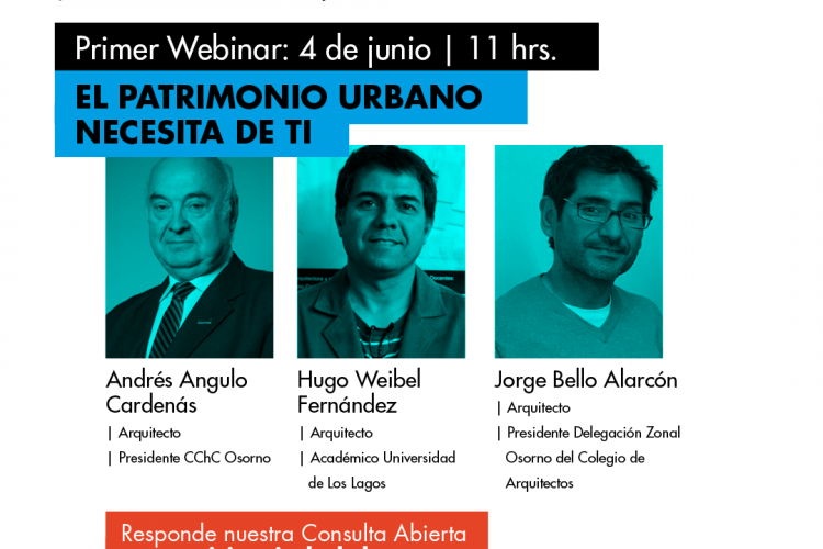 CONSEJO URBANO INVITA A LOS OSORNINOS A UN CICLO DE WEBINARS SOBRE EL FUTURO DE LA CIUDAD