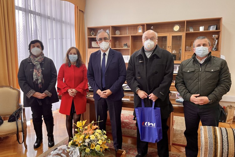DIRECTIVOS DE LA CCHC OSORNO SE COMPROMETEN A TRABAJAR POR LA CIUDAD CON ALCALDE EMETERIO CARRILLO